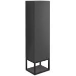 Aroma Tall Boy Additional Frame With Shelf Matte Grey - Image 1