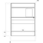 Buella 600 Floor Standing Matte Grey - Image 2