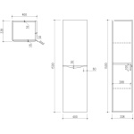 Buella Tall Boy Gloss White - Image 2