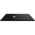 Black Slate Effect Shower Tray 1600x900 - Image 1