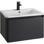 Finn 600 Wall Hung 2 Drawer Unit Matte Anthracite - Image 1