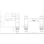 Finn Matte Black Bath Tap - Image 2