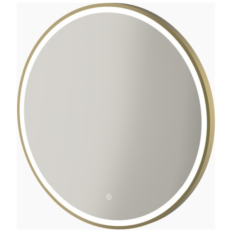 Fuse70cmBrushedBrassFramedRoundMirror(1)