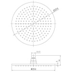 Chloe Brushed Brass Concealed Shower Set - Image 2