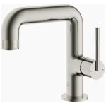 Chloe Brushed Nickel Side Lever Basin tap - Image 1