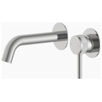 Chloe Chrome Wall Mounted Basin Tap - Image 1