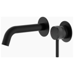 Chloe Matte Black Wall Mounted Basin Tap - Image 1