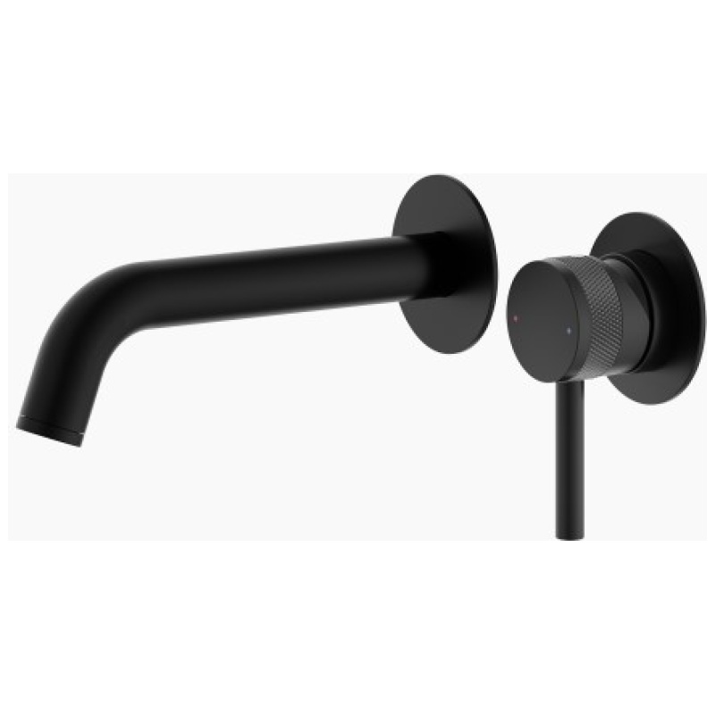 KyloeWallMountedMattBlackBathFiller(1)