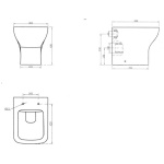 Louvre Back To Wall Toilet - Image 2