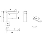 Rhona Chrome Basin Tap - Image 2