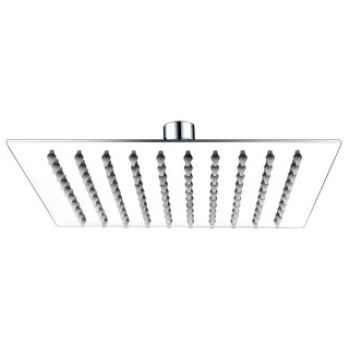 Chrome Square Slimline Shower Head 20cm
