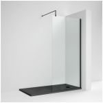 Shower Glass Black Profile 1200mmx1850 - Image 1