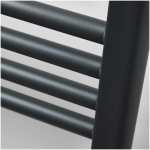 Matte Black Towel Warmer 50x100 - Image 2