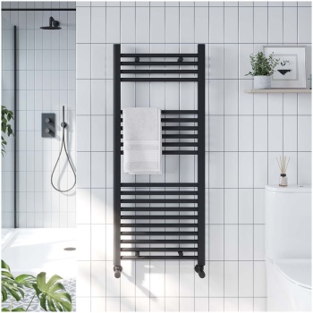 Matte Black Towel Warmer 50x120