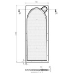 Infinity Tray 1700mm x 700mm - Image 3