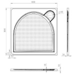 Infinity Tray 800mm x 800mm - Image 3