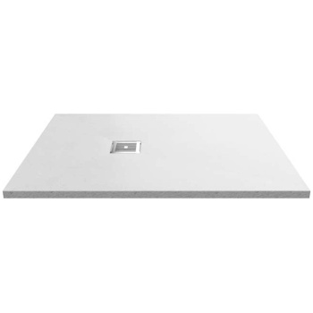 White Slate Effect Shower Tray 1200x900