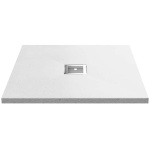 White Slate Effect Shower Tray 800x800 - Image 1